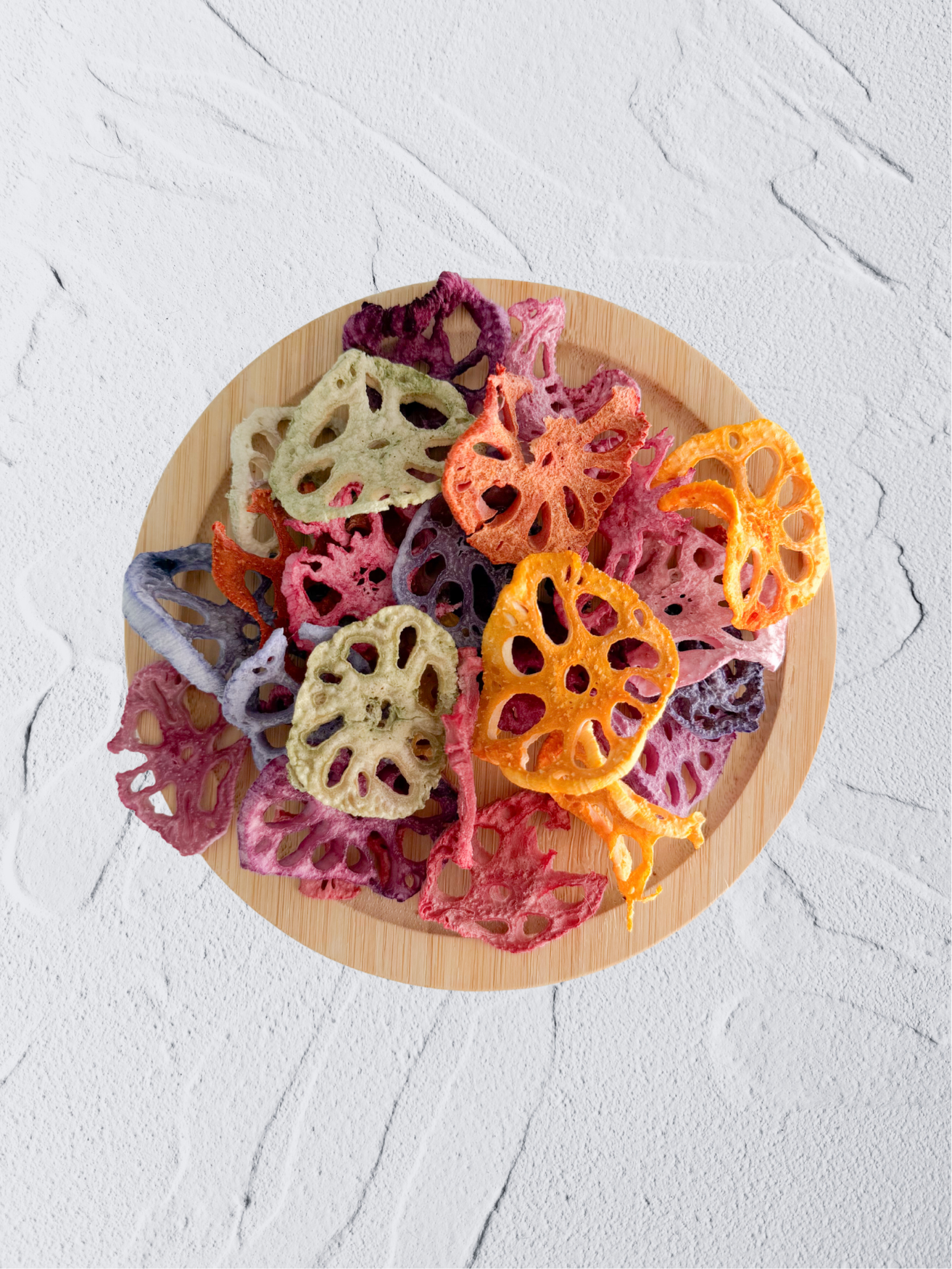 lotus root chips (pride special)