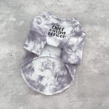 Load image into Gallery viewer, chief eating officer ceo tie-dye fur baby tee

