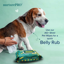 Load image into Gallery viewer, nurturepro ag+ silver pet wipes
