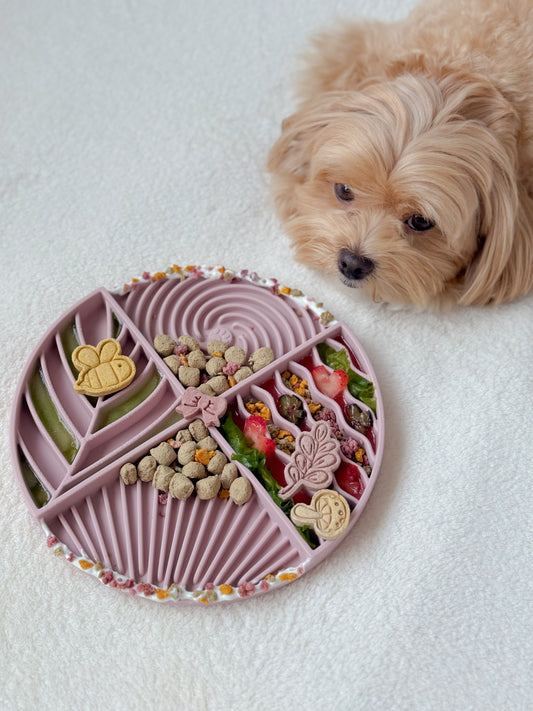 the muffin slow feeder in blush