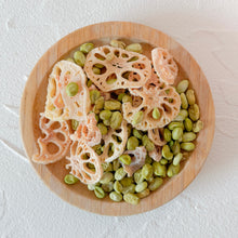 Load image into Gallery viewer, edamame &amp; lotus root (50g)
