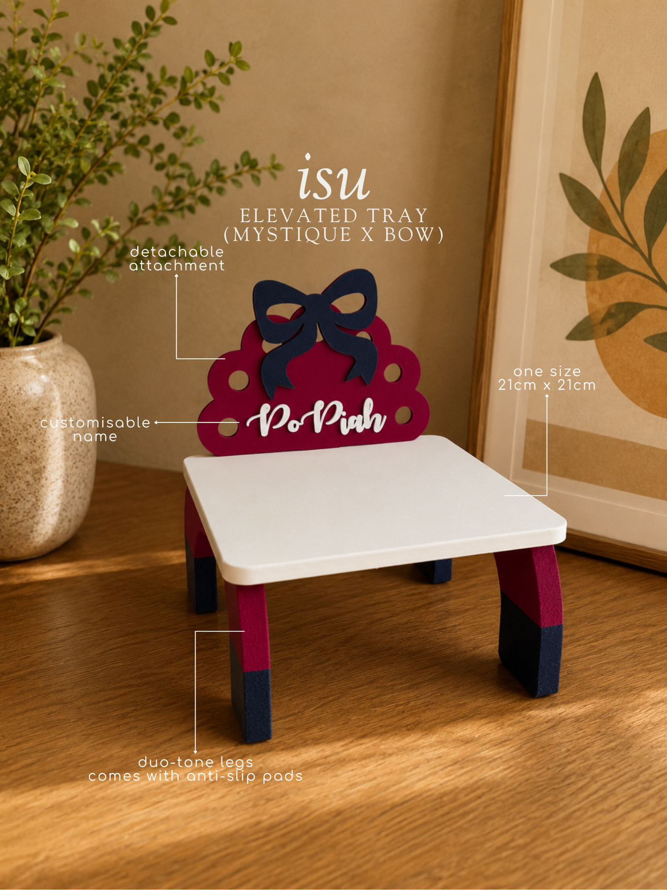 isu elevated tray