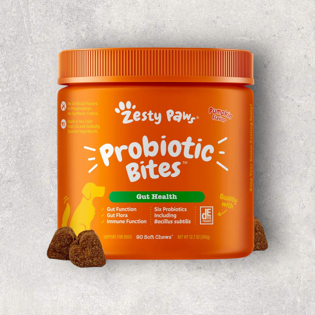 zesty paws probiotics bites